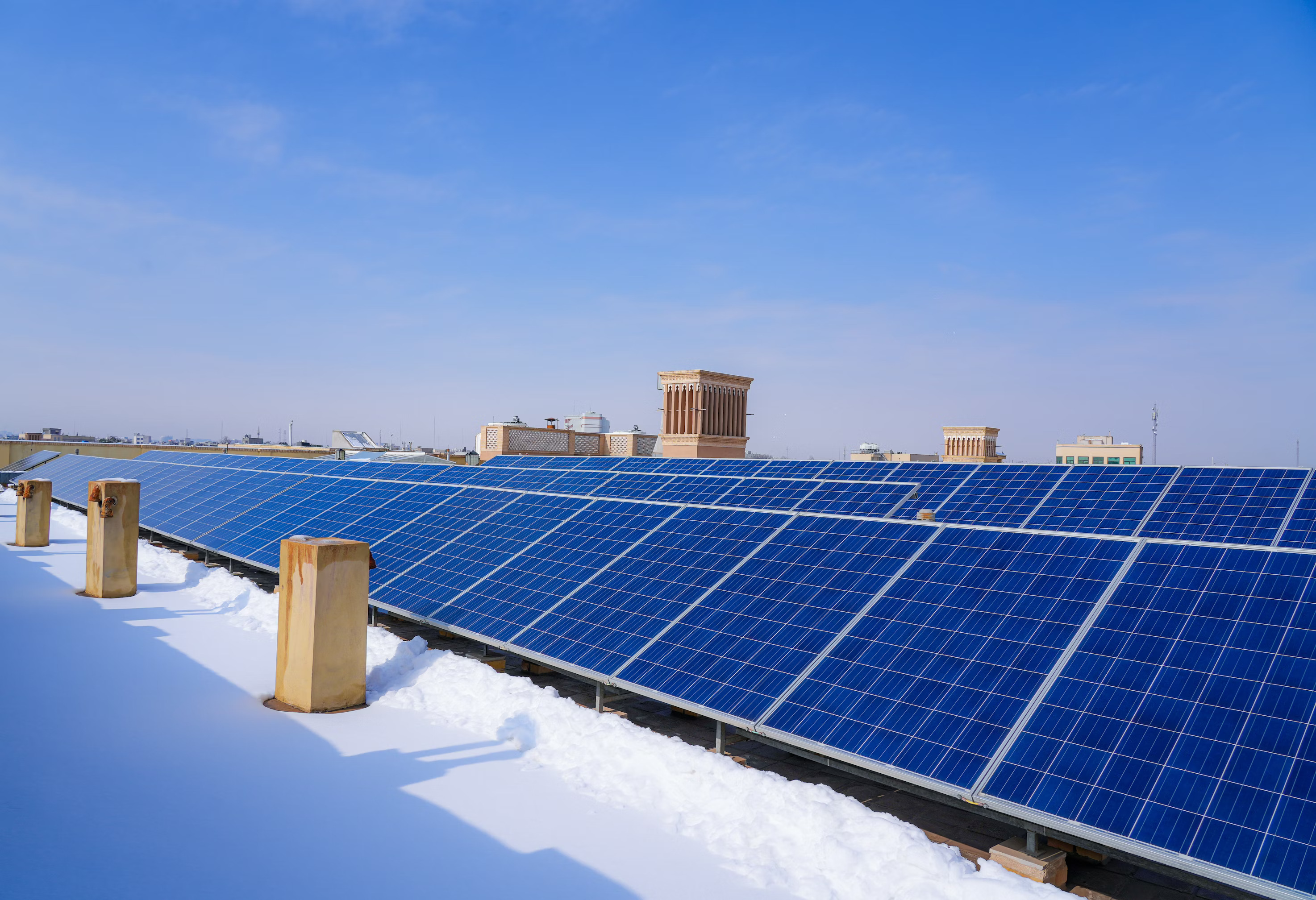 Rooftop solar installation